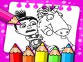 Laro Despicable Me Printable Coloring Book