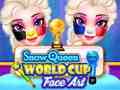Laro Snow queen world cup face art