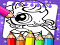 Laro Littlest Pet Shop Coloring Book