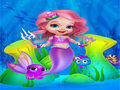 Laro Cute Mermaid Girl Dress Up 