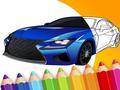 Laro Japanese Luxury Cars Coloring Book 