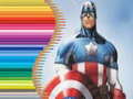 Laro Coloring Book for Captain America