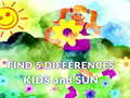 Laro Find 5 Differences Kids and Sun