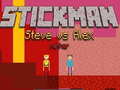 Laro Stickman Steve vs Alex Nether