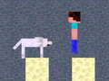 Laro Minicraft: Steve And Wolf Adventure