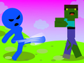 Laro Stickman Zombie Escape
