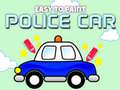 Laro Easy to Paint Police Car