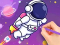 Laro Coloring Book: Astronaut