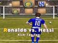 Laro Messi vs Ronaldo Kick Tac Toe