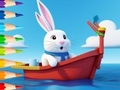 Laro Coloring Book: Sailing Rabbit