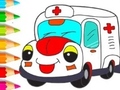 Laro Coloring Book: Ambulance