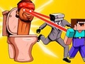 Laro Skibidi Toilet and Nubik Survivors
