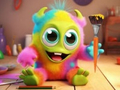 Laro Coloring Book: Monster