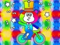 Laro Coloring Book: Monkey Rides Unicycle