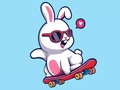 Laro Coloring Book: Rabbit Skateboard