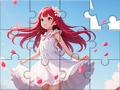 Laro Jigsaw Puzzle: White Dress Girl