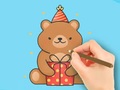 Laro Coloring Book: Gift Bear