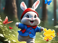 Laro Jigsaw Puzzle: Running Rabbit