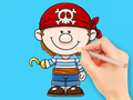 Laro Coloring Book: Pirate