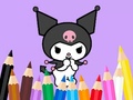 Laro Coloring Book: Kuromi Carries Bag