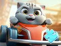 Laro Jigsaw Puzzle: Cat Racing Driver