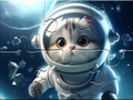 Laro Jigsaw Puzzle: Astronaut-Cat