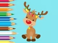 Laro Coloring Book: Cute Christmas Reindeer
