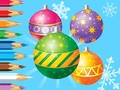 Laro Coloring Book: Christmas Decorate Balls