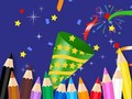Laro Coloring Book: Happy New Year
