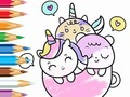 Laro Coloring Book: A Cup Of Unicorn