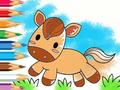 Laro Coloring Book: Running Horse