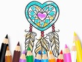 Laro Coloring Book: Heart Dreamcatcher