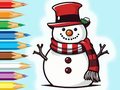 Laro Coloring Book: Snowman Family