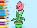 Laro Coloring Book: A Bunch Of Tulips