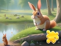 Laro Jigsaw Puzzle: Rabbit And Squirrels