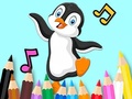 Laro Coloring Book: Dancing Penguin