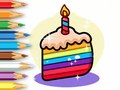 Laro Coloring Book: Birthday Cake