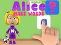 Laro World of Alice Make Words