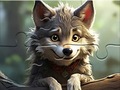 Laro Jigsaw Puzzle: Smiling Wolf