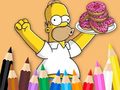 Laro Coloring Book: Simpson Doughnut