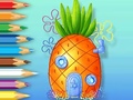 Laro Coloring Book: Pineapple-House