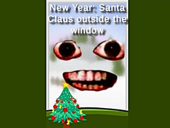 Laro New Year: Santa Claus outside the window