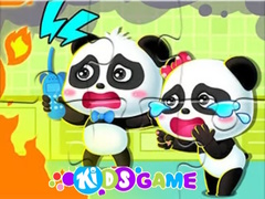 Laro Jigsaw Puzzle: Baby Panda Firework