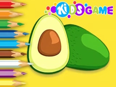 Laro Coloring Book: Avocado Fruit