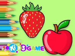 Laro Coloring Book: Apple And Strawberry