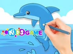 Laro Coloring Book: Cute Dolphin