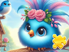 Laro Jigsaw Puzzle: Cute Blue Bird