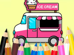 Laro Coloring Book: Ice Cream Car