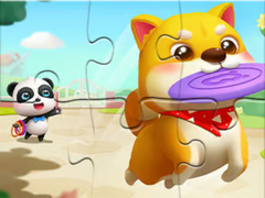 Laro Jigsaw Puzzle: Little Panda Play With Pet