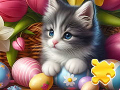 Laro Jigsaw Puzzle: Easter Cat